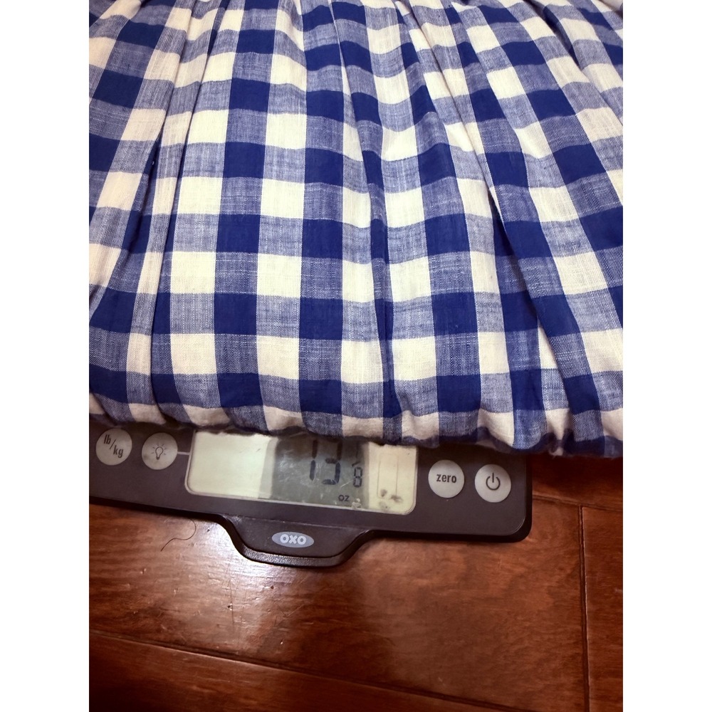 Anthropologie Blue White Gingham Smocked Maxi Dress XXS NWT CP9209 - Picture 5 of 5